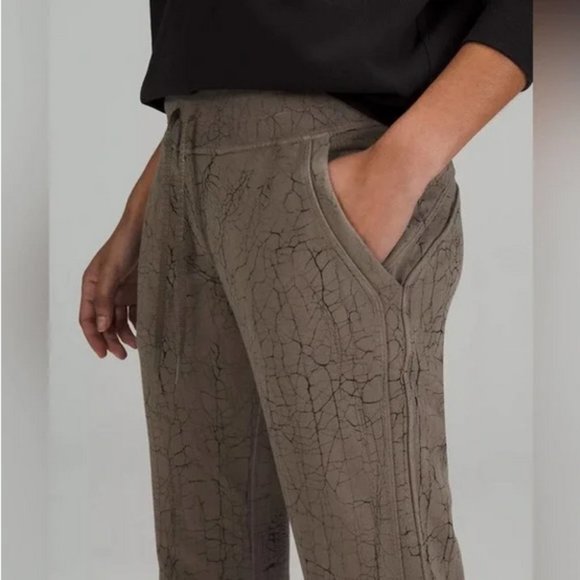 NEW Lululemon Warm Down Jogger Pants ~Thread Dye Rover Black ~Size 4 - Picture 3 of 10